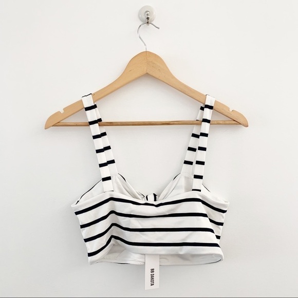 BB Dakota | Nwt Hello Sailor Tie Front Crop Top M - Picture 5 of 8